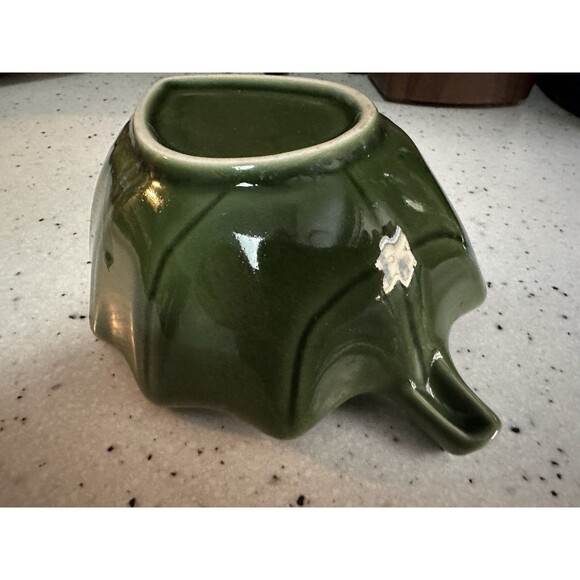 Fall Ceramic Leaf Shaped  Serving Bowl Harvest - SMALL 7x4.5x2 - Picture 3 of 6